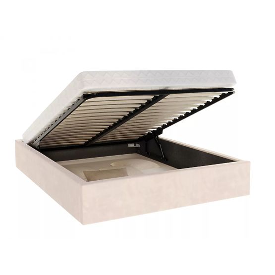 Pat tapitat ORLANDO 90 x 200 cm - Crem