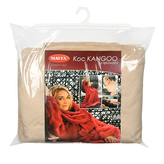 Pătură CASHMERE TOUCH cu mâneci - 150 x 210 cm (bej)