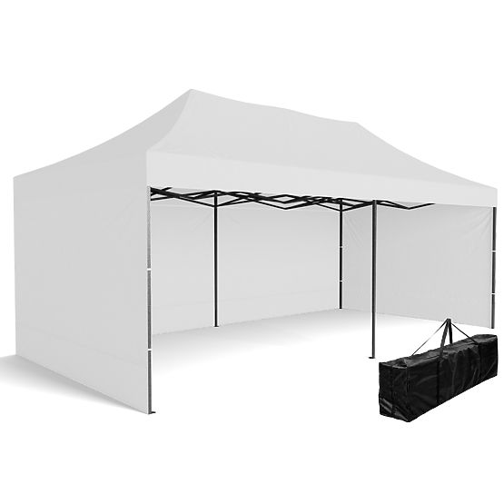 Pavilion comercial expres - 3x6 m - alb