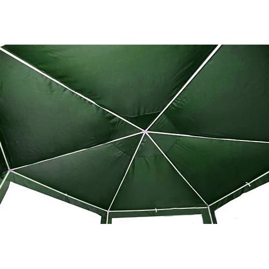 Pavilion de grădină 2x2x2 m cu plasă de țânțari verde MultiGarden