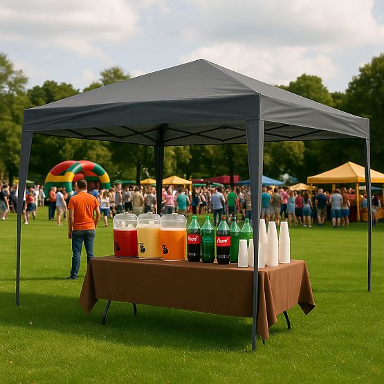 Pavilion de grădină 3x3 m cu acoperiș automat pentru terasă MultiGarden