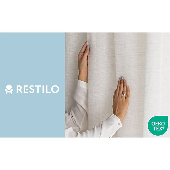 Perdea RESTILO DRIMAR culoare bej stil modern material in, microfibră 140x250