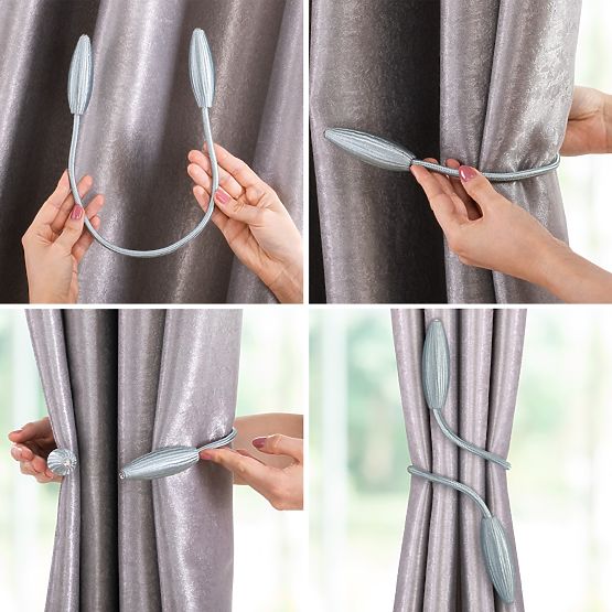 Perdele - accesorii BRAMPTON culoare roz pudrat ameliahome