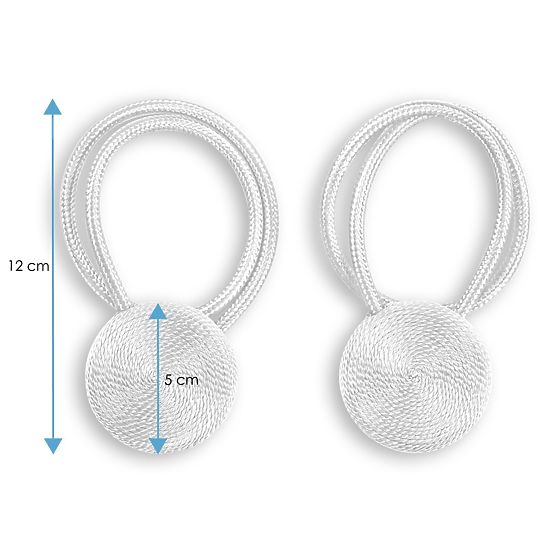 Perdele - accesorii CALGARY culoare albastru deschis ameliahome