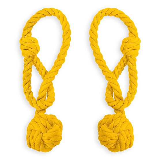 Perdele - accesorii DAUPHIN culoare galbenă ameliahome