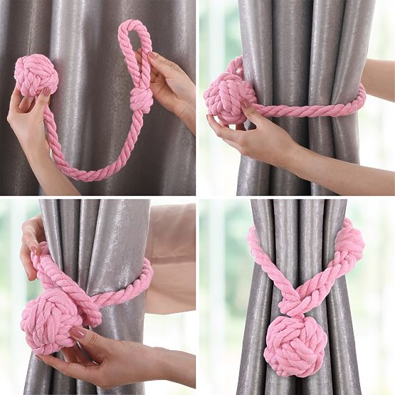 Perdele - accesorii DAUPHIN culoare maro ameliahome