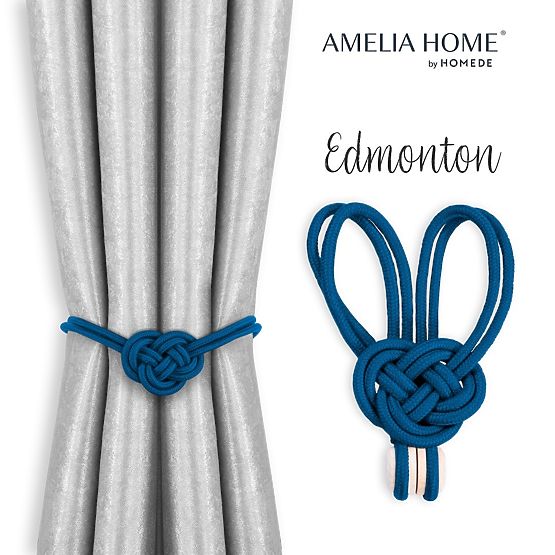 Perdele - accesorii EDMONTON culoare indigo ameliahome