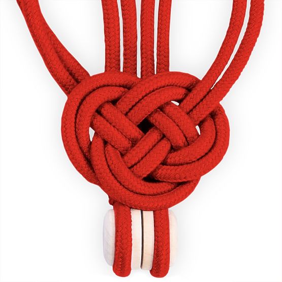 Perdele - accesorii EDMONTON culoare roșie ameliahome