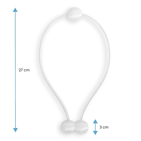 Perdele - accesorii MONTREAL culoare albastru deschis ameliahome