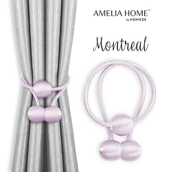 Perdele - accesorii MONTREAL culoare lila ameliahome