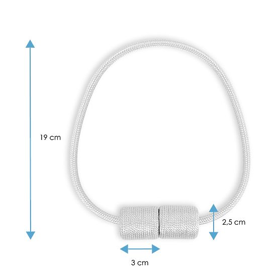 Perdele - accesorii SURREY culoare albastru deschis ameliahome