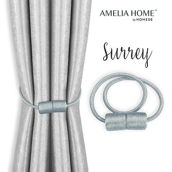 Perdele - accesorii SURREY culoare gri ameliahome