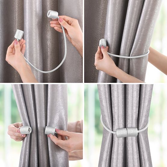 Perdele - accesorii SURREY culoare roz pudră ameliahome