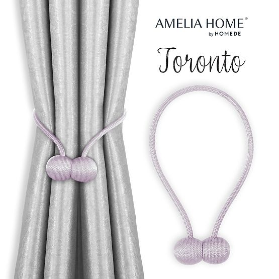 Perdele - accesorii TORONTO culoare lila ameliahome