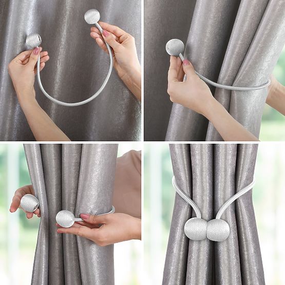 Perdele - accesorii TORONTO culoare roz pudră ameliahome