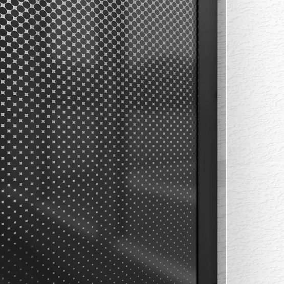 Peretea de duș Rea Aero Ombre Negru 110