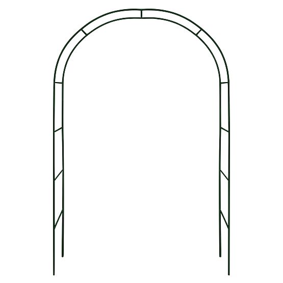 Pergolă metalică arc negru 240 cm