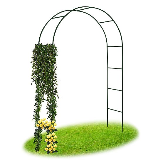 Pergolă metalică arc negru 240 cm