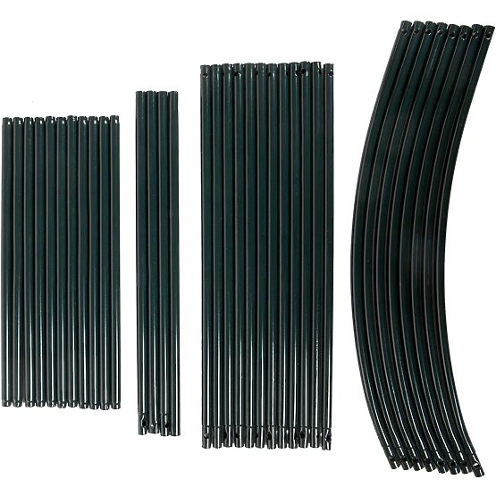 Pergolă metalică arc negru 240 cm