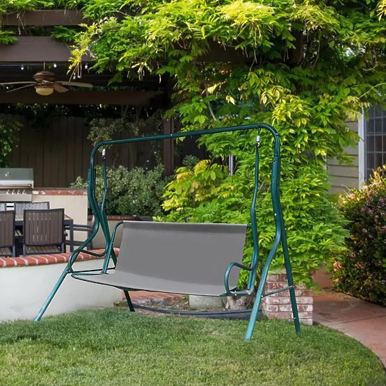 Perna pentru leagăn de grădină 120 x 93 cm gri ModernHome