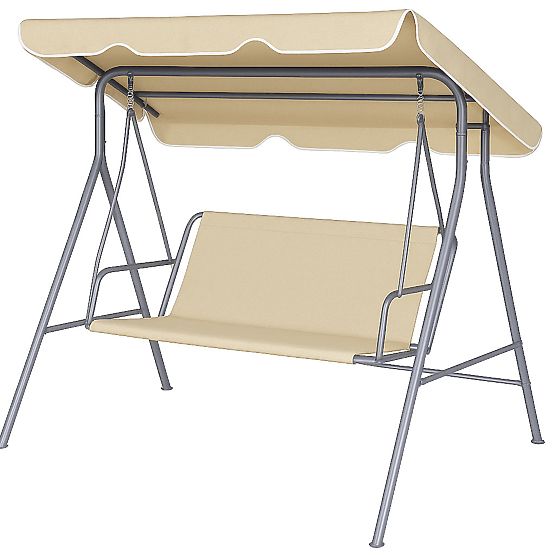 Perna pentru leagăn de grădină 127x100 cm bej MultiGarden