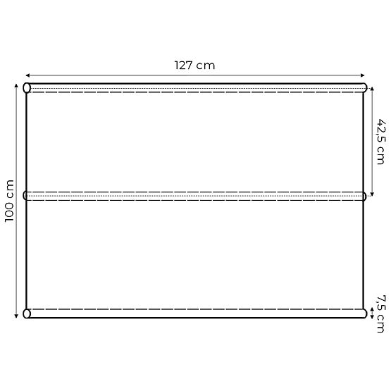 Perna pentru leagăn de grădină 127x100 cm bej MultiGarden