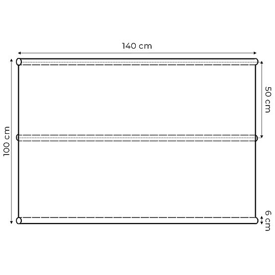 Perna pentru leagăn de grădină 140 x 100 cm gri ModernHome
