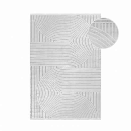 Piesă covor Stil - argintiu