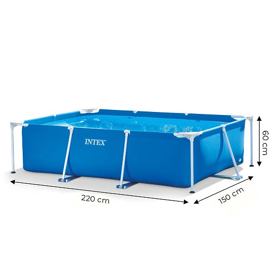 Piscină de grădină cu cadru dreptunghiular 220 x 150 cm 28270 INTEX
