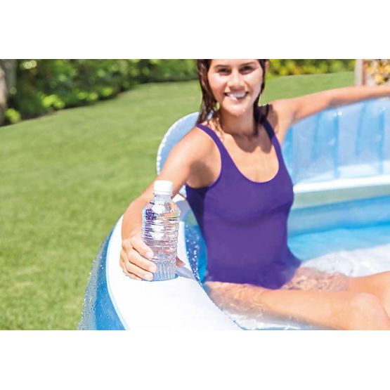 Piscină de grădină cu scaune 229x218cm Intex 57190