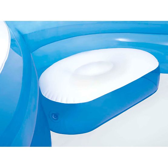 Piscină de grădină cu scaune gonflabile 229x229cm Intex 56475