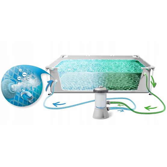 Piscina dreptunghiulara 300x175 cm