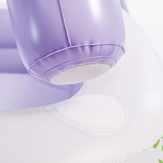 Piscină gonflabilă cu acoperiș pentru copii mov INTEX 57470-DINO