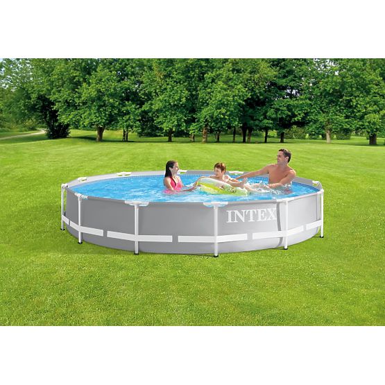 Piscină rotundă de grădină cu cadru 366 cm INTEX 26710