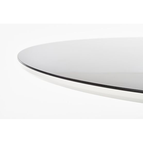 Blat AVELAR - negru / alb, cadru - negru