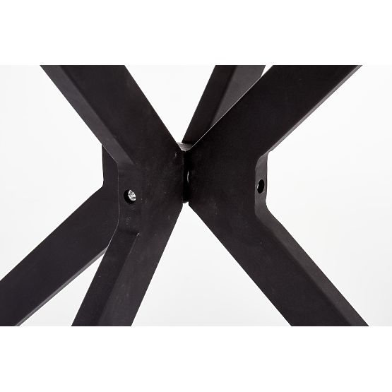 Blat AVELAR - negru / alb, cadru - negru