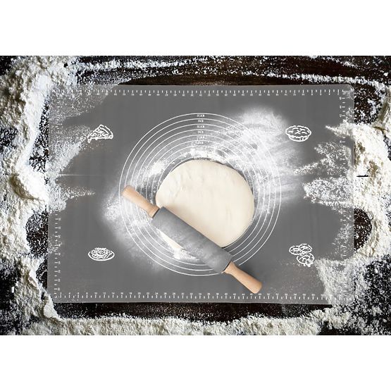 Placă de lucru din silicon SELMA grafit 70x50 cm