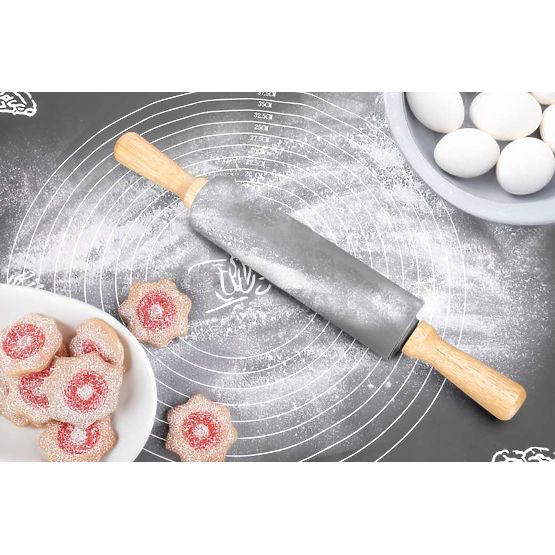 Placă de lucru din silicon SELMA grafit 70x50 cm