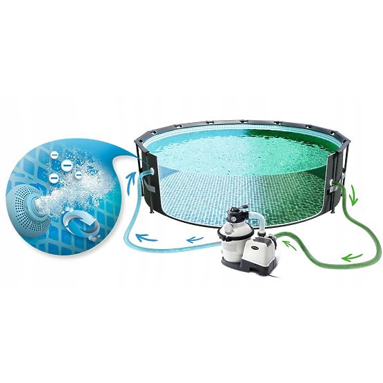 Pompă de filtrare cu nisip pentru piscine 4500 L/h INTEX 26644