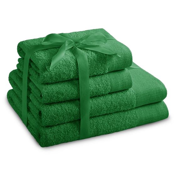 Prosop AMARI - AMELIAHOME culoare verde sticlă stil clasic 2*70x140+2*50x100 AmeliaHome