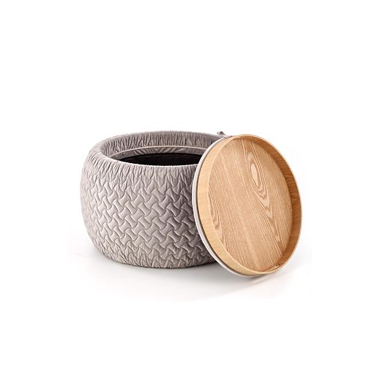 Puf BONO gri deschis (1p=1buc)