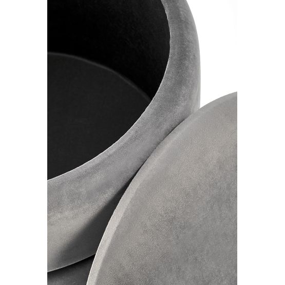 Puf MINTY gri / auriu (1p=1buc)