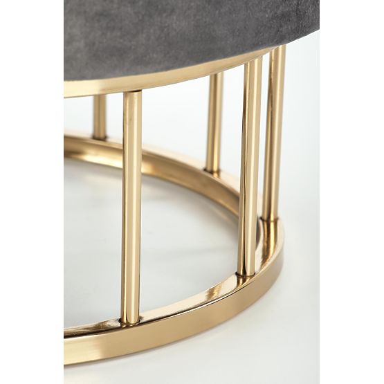 Puf MINTY gri / auriu (1p=1buc)