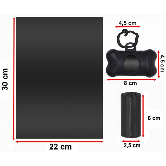 Pungi pentru excremente de câine BUSTER 1400 bucăți