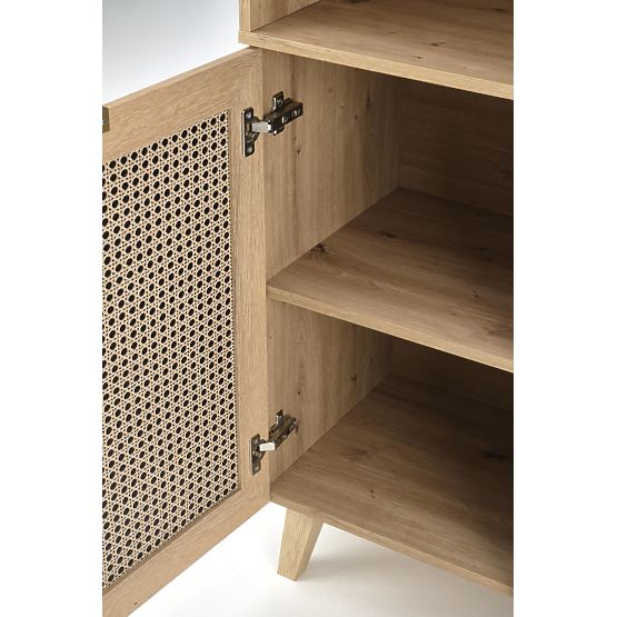 Raft BORNEO REG-1 stejar artisan/negru (2p=1buc)