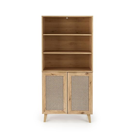 Raft BORNEO REG-1 stejar artisan/negru (2p=1buc)