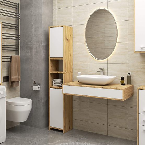 RAFT DE BAIE FIN SLOUPEK 30 2D 140cm ARTISAN / ALB