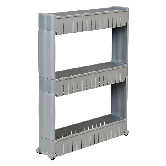 Raft de bucătărie și baie gri cu 3 niveluri Leira