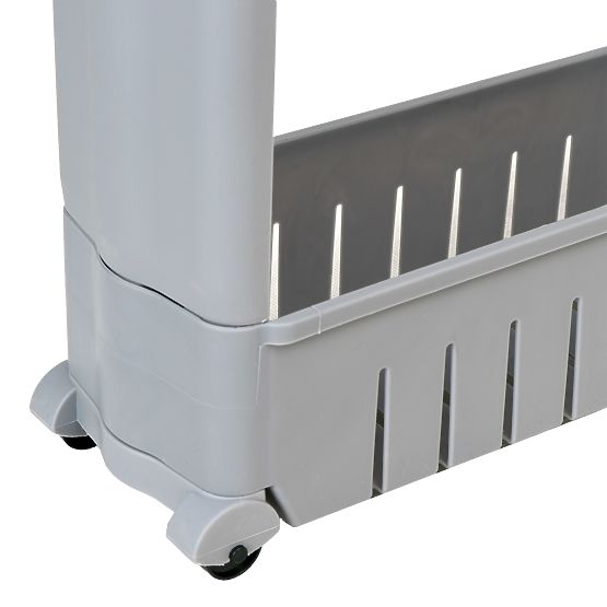 Raft de bucătărie și baie gri cu 3 niveluri Leira