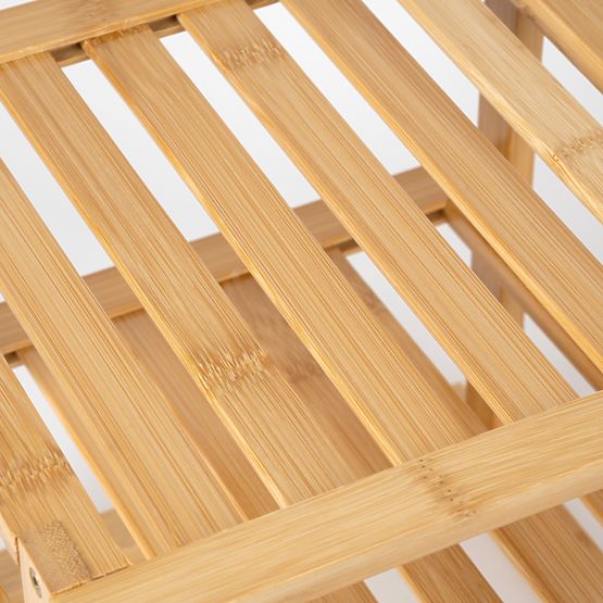 Raft de colț pentru bucătărie din bambus DEDAL